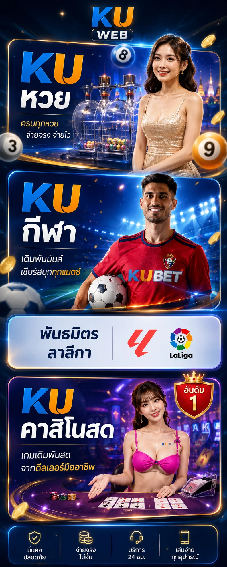 แบนเนอร์สมัครสมาชิก KU WEB
