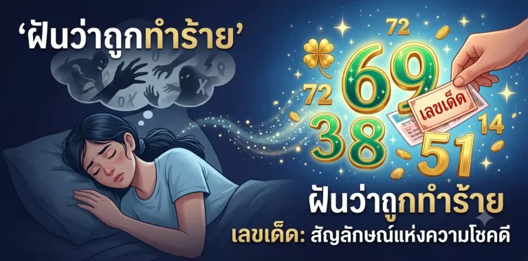 ฝันว่าถูกทําร้ายเลขเด็ด อะไร? เช็กคำทำนายฝัน ลางดีหรือร้าย 