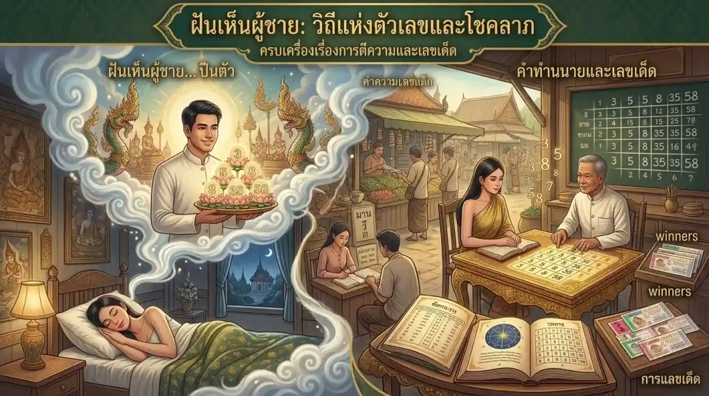 ฝันเห็นผู้ชายเลขอะไร